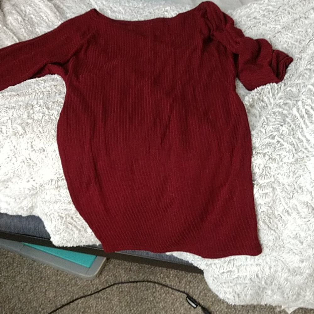 Off the Shoulder  Sweater dress
